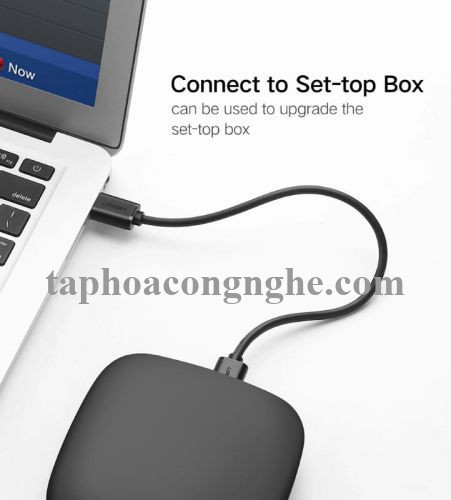 Ugreen 30131 0.5M màu Trắng Cáp 2 đầu USB 2.0 vỏ nhựa PVC US102 30030131